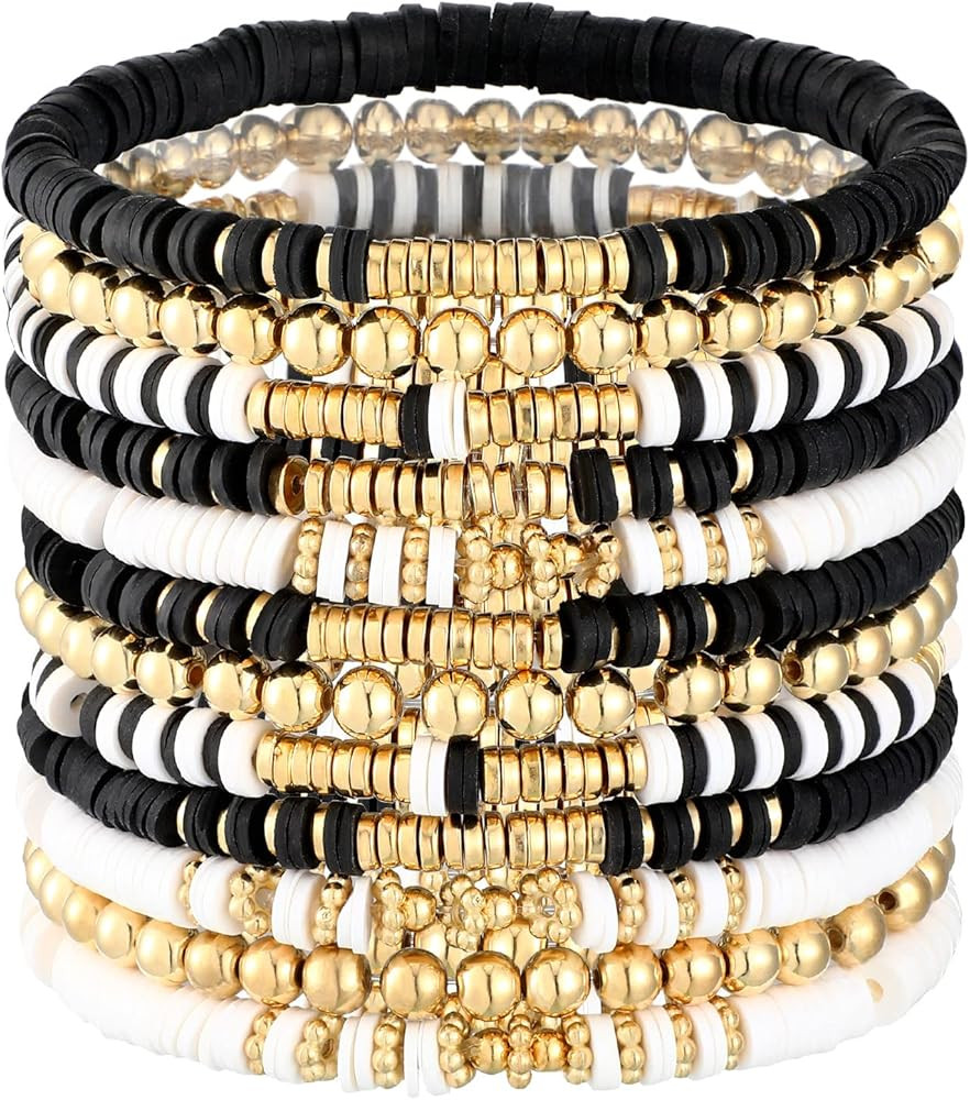 12 Peice Stackable Bracelets  | Amazon (US)