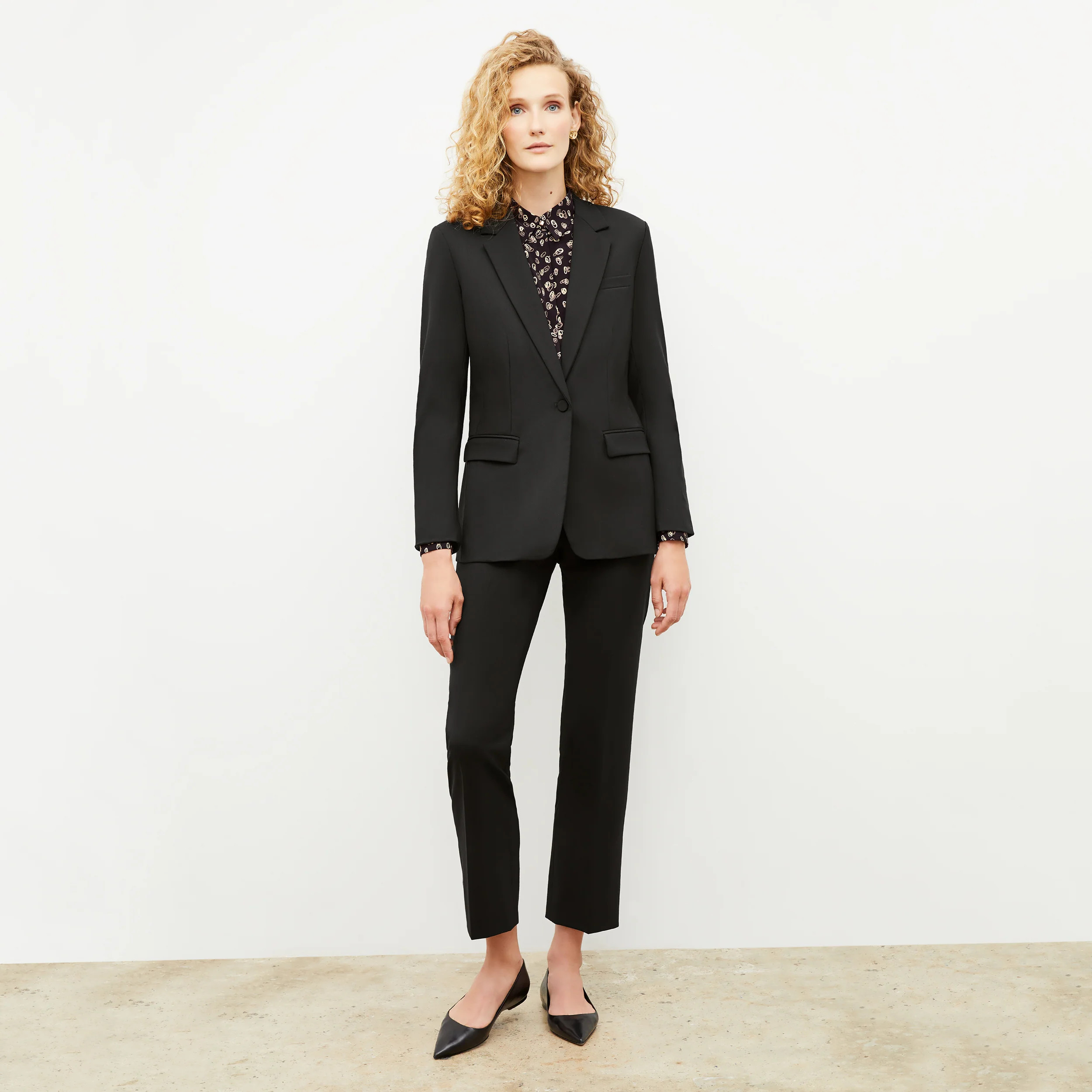 The Yiyan Blazer - Wool Twill | MM LaFleur