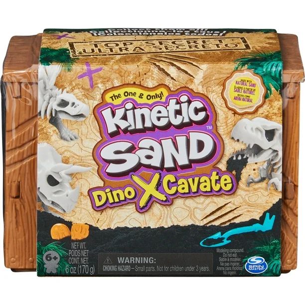 Kinetic Sand, Dino XCavate, Made with Natural Sand, Play Sand for Kids - Walmart.com | Walmart (US)
