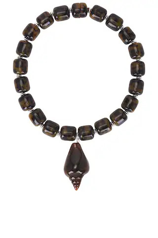 Julietta Concha Necklace in Brown | FWRD 