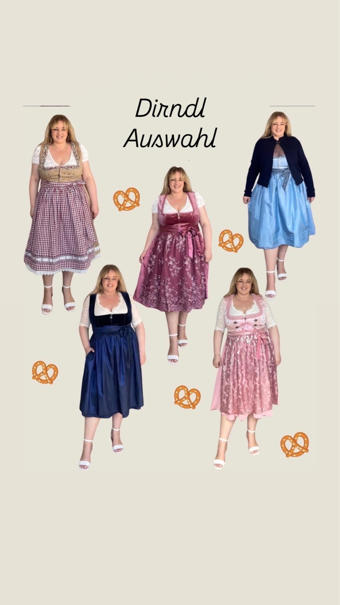 Dirndl Auswahl 🥨

15 % sparen bei Bon Prix mit dem Code:
bysandra15
(Gültigkeit: 16.09. -einschl. 18.09.2026; 15% auf Alles; einmalig einlösbar pro Kundin; gilt in DE App & Webshop)

#plussizefashion #kleid #dirndl

#LTKautumn #LTKFashionMonth #LTKplussize
