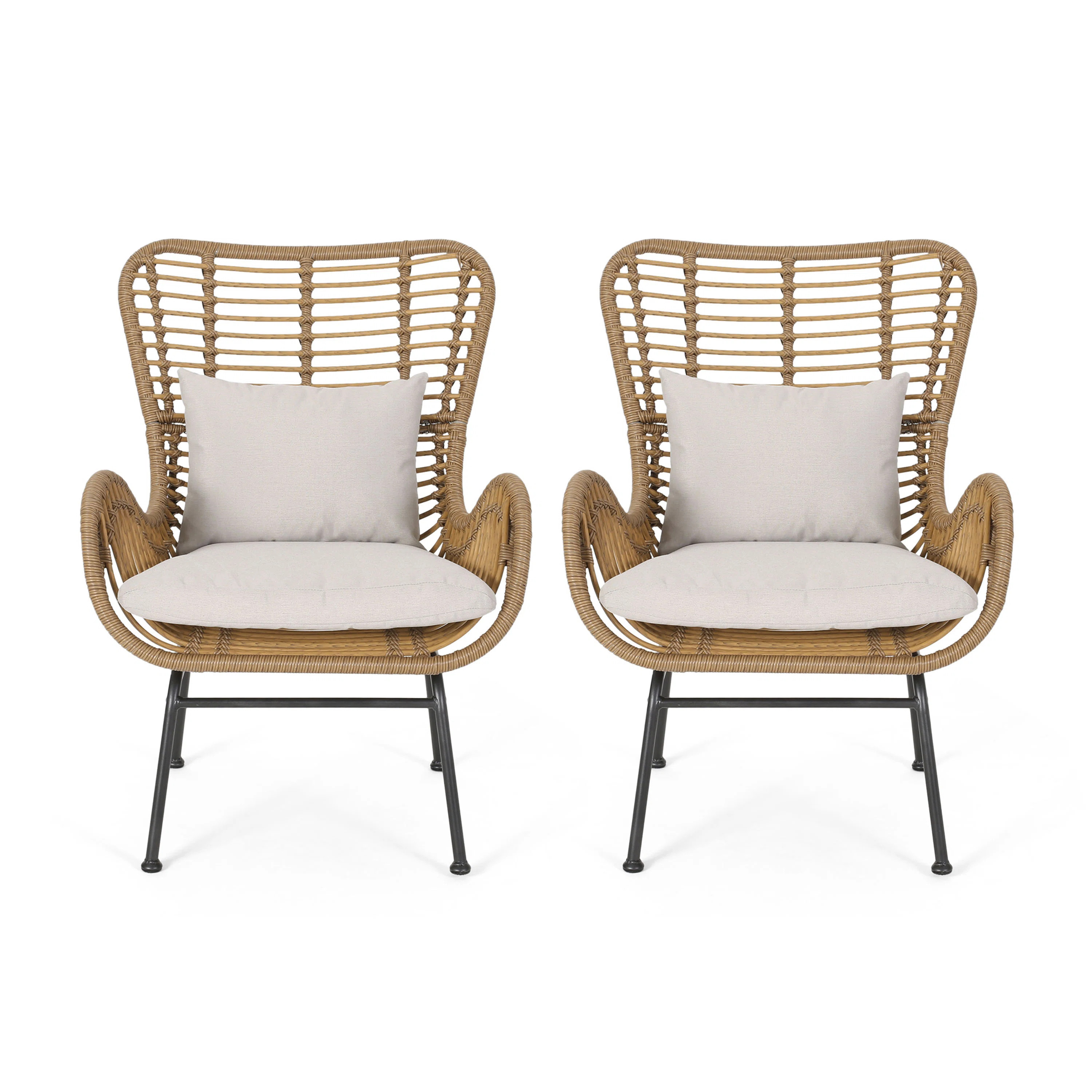 Bowerman Upholstered Armchair (Set of 2) | Wayfair North America