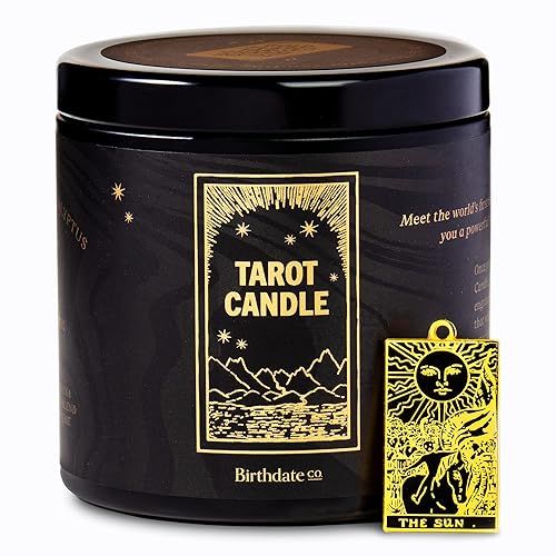 Candles Gifts for Women - The Tarot Candle by Birthdate Co - Long-Lasting Scented Candles with Go... | Amazon (US)