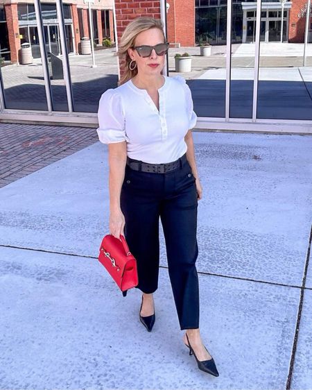 One of my all-time favorite pair of pants is on sale! For just 2 more days, take 30% off. These cropped pants are so comfortable and fit so well! I’m wearing a 4 and they are true to size. Available in more colors! 

#LTKover40 #LTKworkwear #LTKsalealert