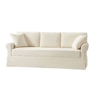 Jaime Slipcovered Sofa with Rolled Armrests|ARTFUL LIVING DESIGNS-LINEN | Target