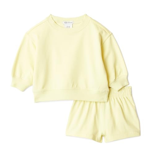 Amazon Essentials x Sofia Grainge Unisex Babies Toddlers and Kids' Sweatshirt and Shorts French T... | Amazon (US)