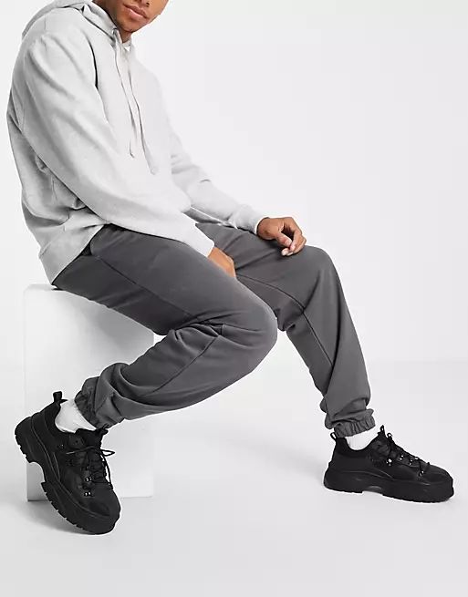 COLLUSION sweatpants in charcoal gray | ASOS (Global)