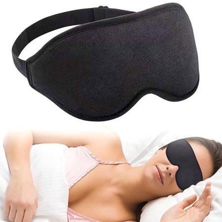 3D Sleep Mask for Women and Men Eye Mask for Sleeping Eye Cover Blackout Masks Weighted Sleeping Pad | Walmart (US)