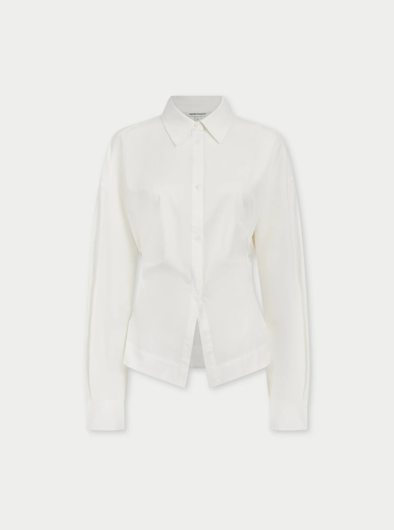 CONTOUR SEAM SHIRT - WHITE | The Couture Club