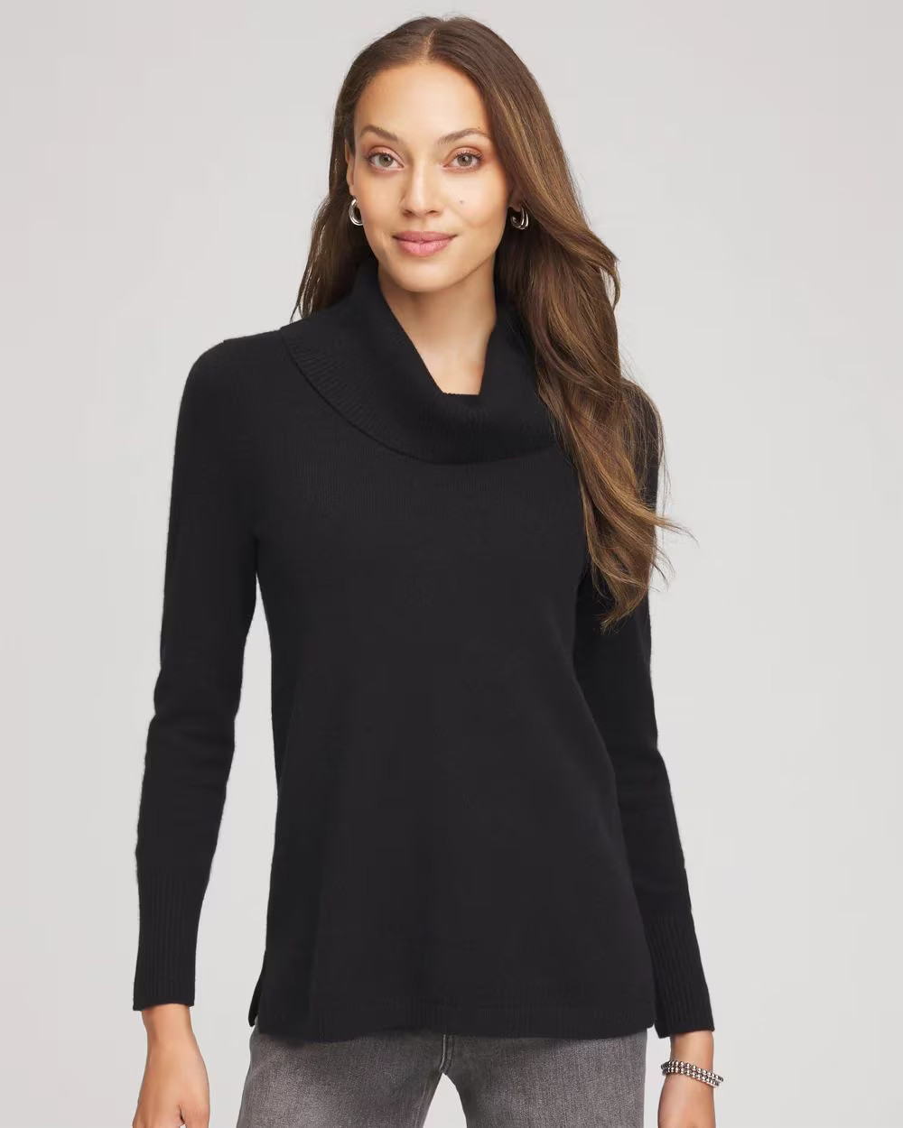 Cowlneck Cashmere Pullover Tunic | Chico's