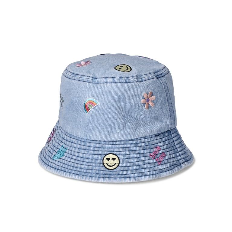 No Boundaries Women's Embroidered Bucket Hat | Walmart (US)