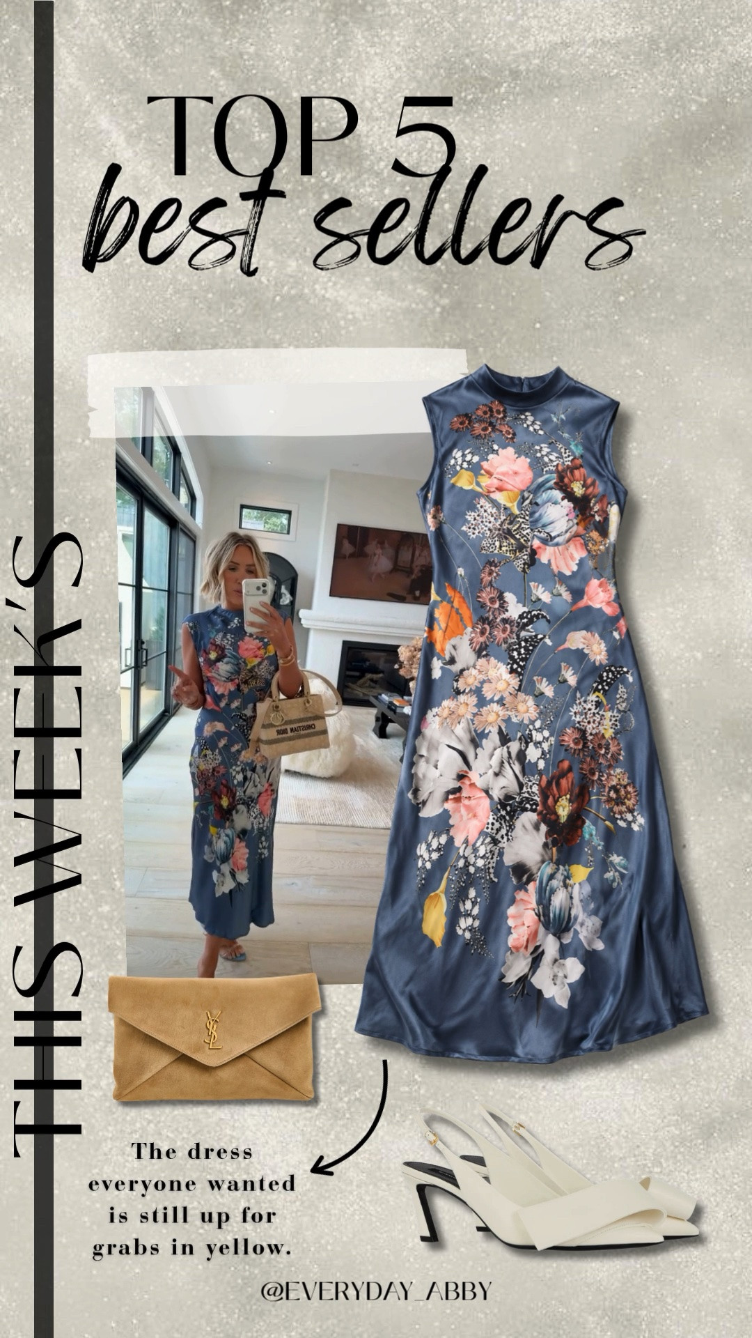 This dress is so good! Sold out in blue but the yellow is so great too!! 👏👏

#LTKdayinmylife #LTKootd #LTKSeasonal