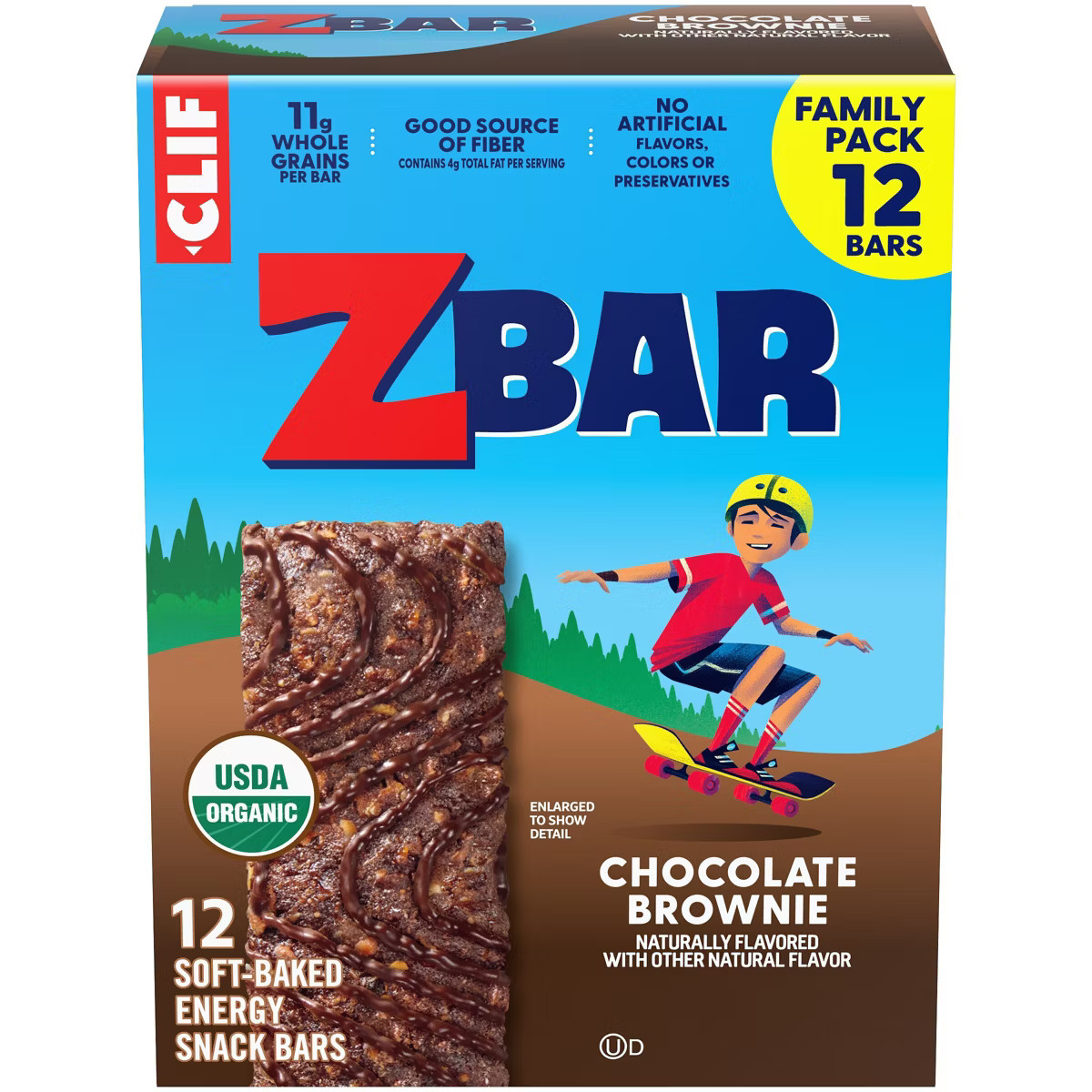 CLIF Kid ZBAR Organic Chocolate Brownie Snack Bars | Target
