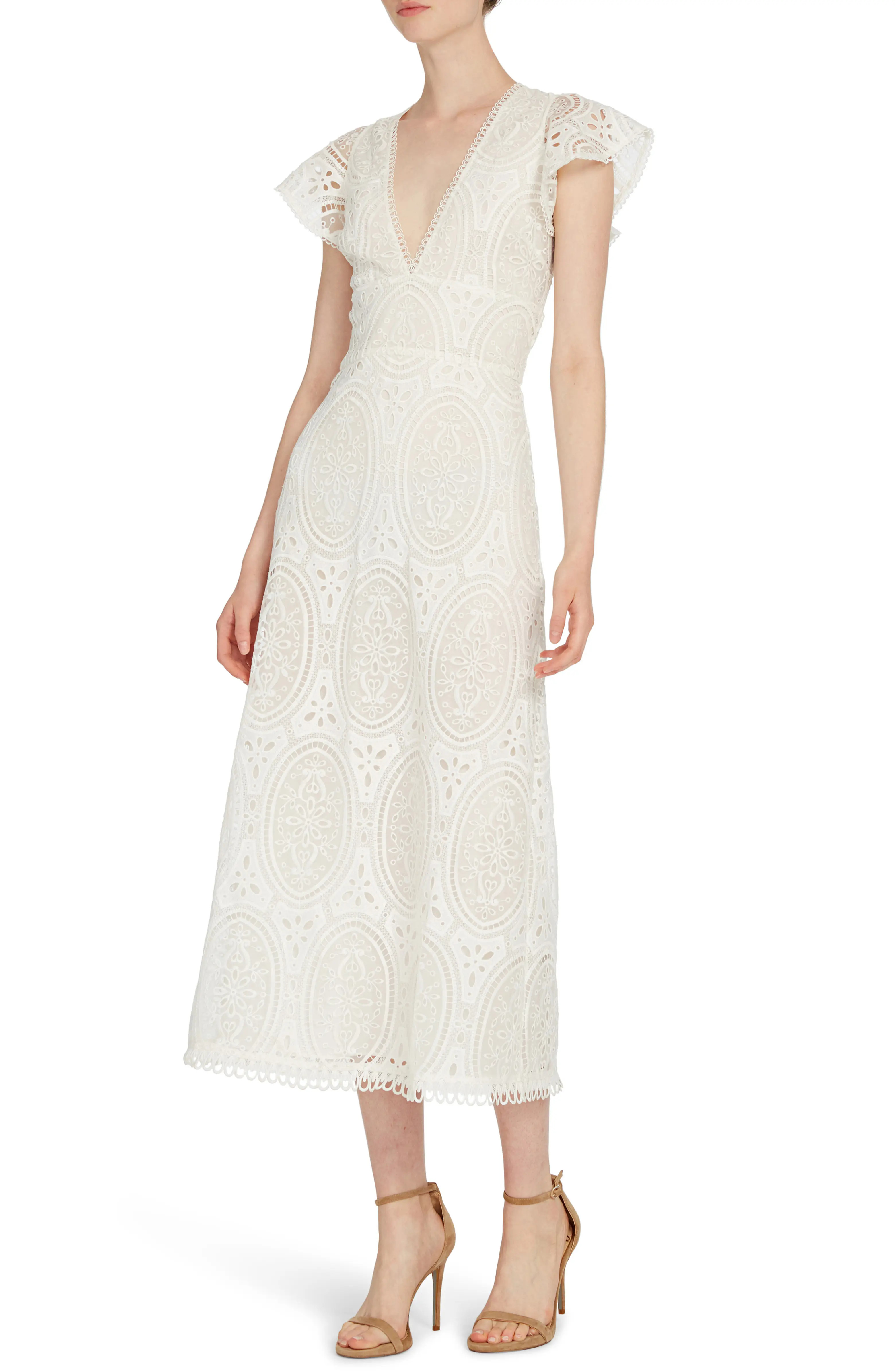 Lace Midi Dress | Nordstrom