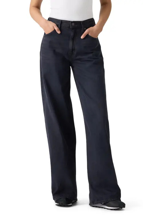 levi's Cinch High Waist Baggy Wide Leg Jeans in Dark Humor at Nordstrom, Size 31 X 31 | Nordstrom