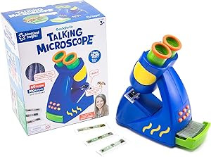 Educational Insights GeoSafari Jr. Talking Kids Microscope, Preschool Science Toy, Featuring Bind... | Amazon (US)