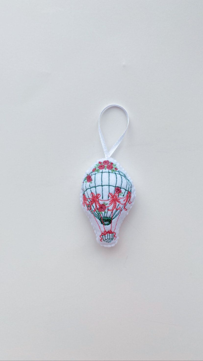 Floral Hot Air Balloon Ornament | All The Finery