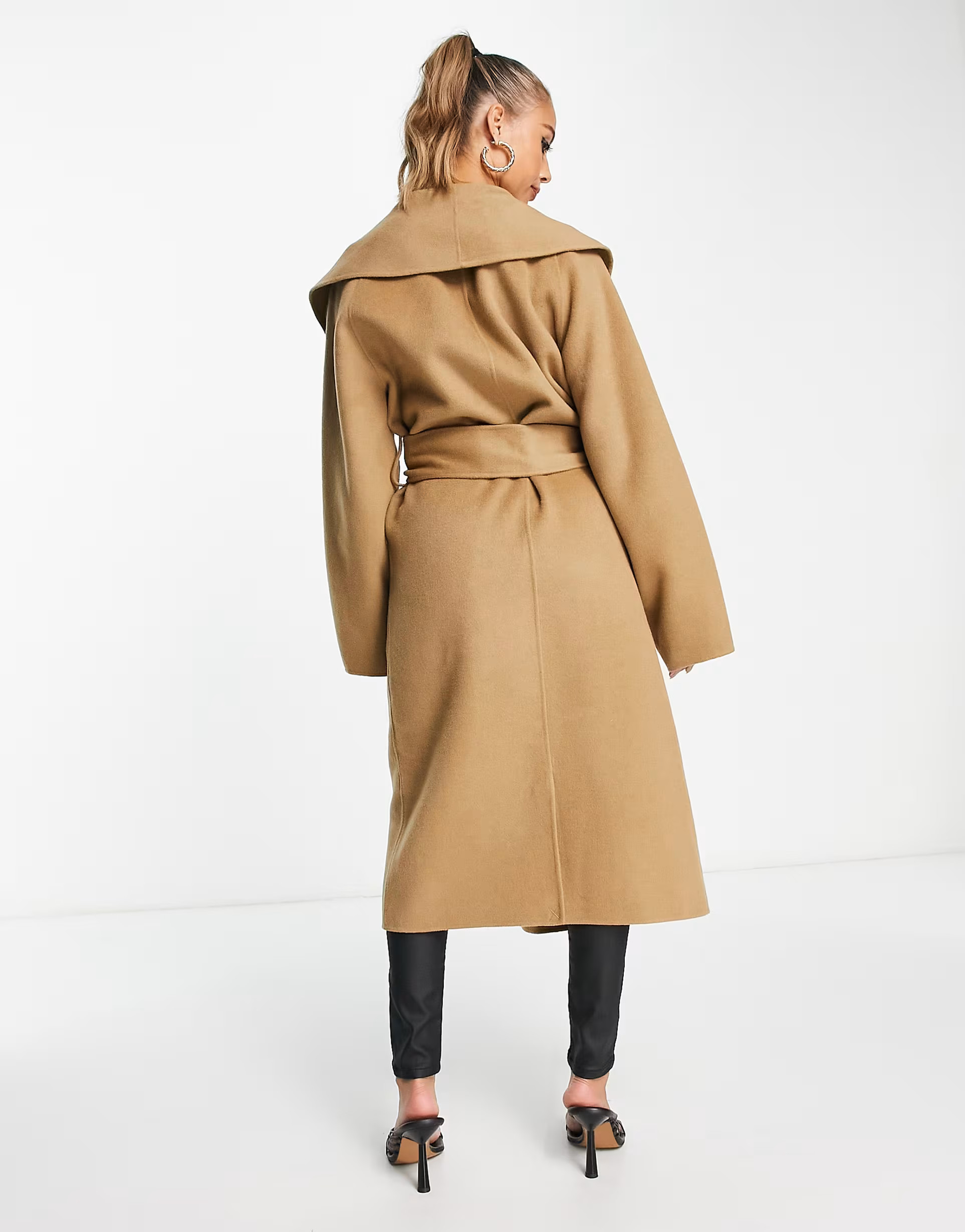 & Other Stories wool belted coat in beige | ASOS (Global)