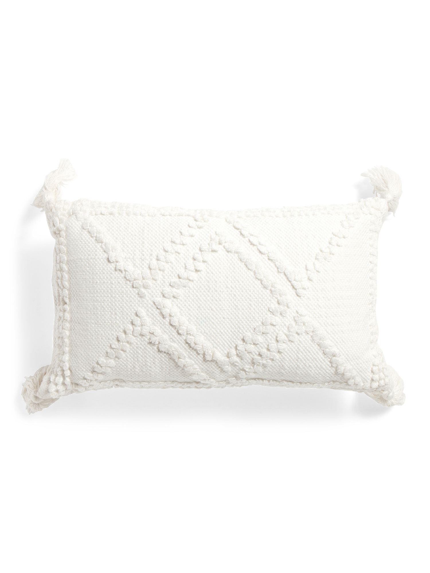 14x24 Indoor Outdoor Diamond Pattern Pillow | TJ Maxx