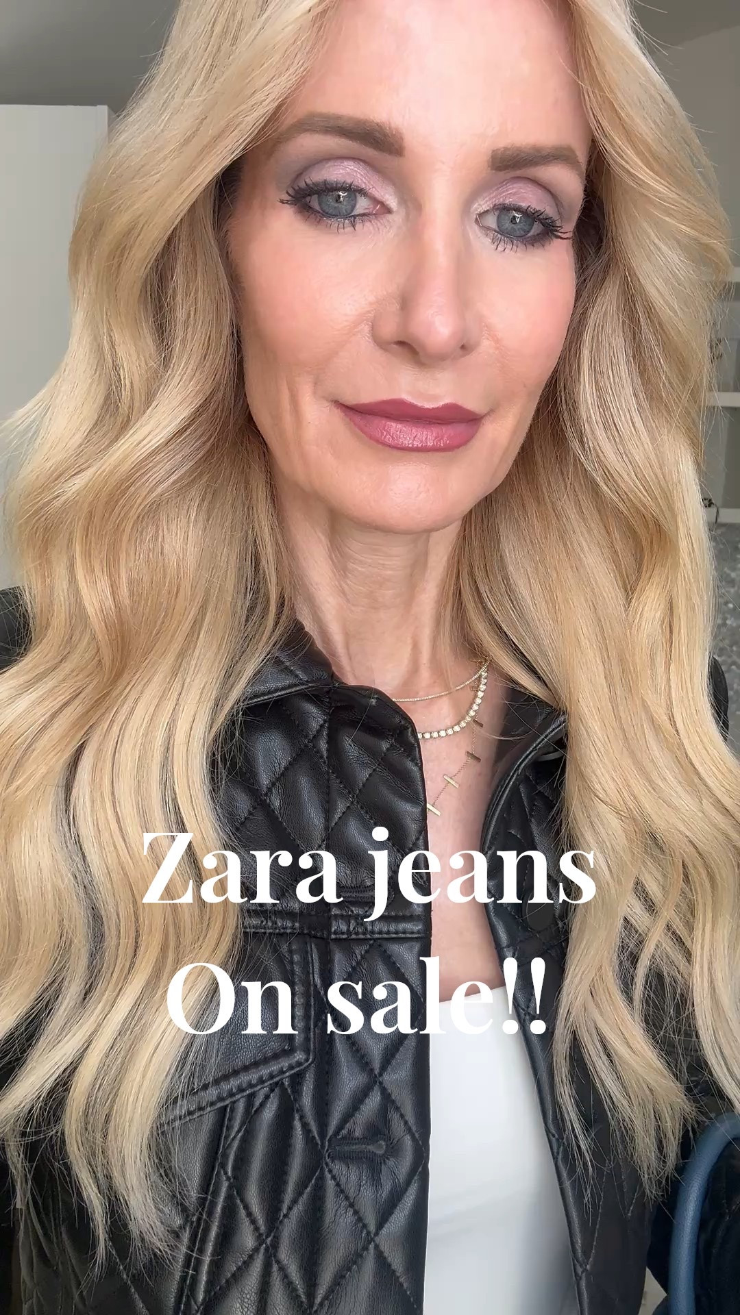 Styling these Zara gray jeans (on major sale right now — under $30 👏🏼) with this fabulous cropped Alice + Olivia quilted jacket 🤍
Total Chanel vibes at a fraction of the price.

So incredibly soft, perfectly cropped, and it pairs beautifully with these gray jeans — such an elevated look.

For sizing:
• Denim: 25 (true to size)
• Jacket: XS

Affordable denim + luxe layers = the perfect combo ✨

#LTKootd #LTKSaleAlert #LTKOver40