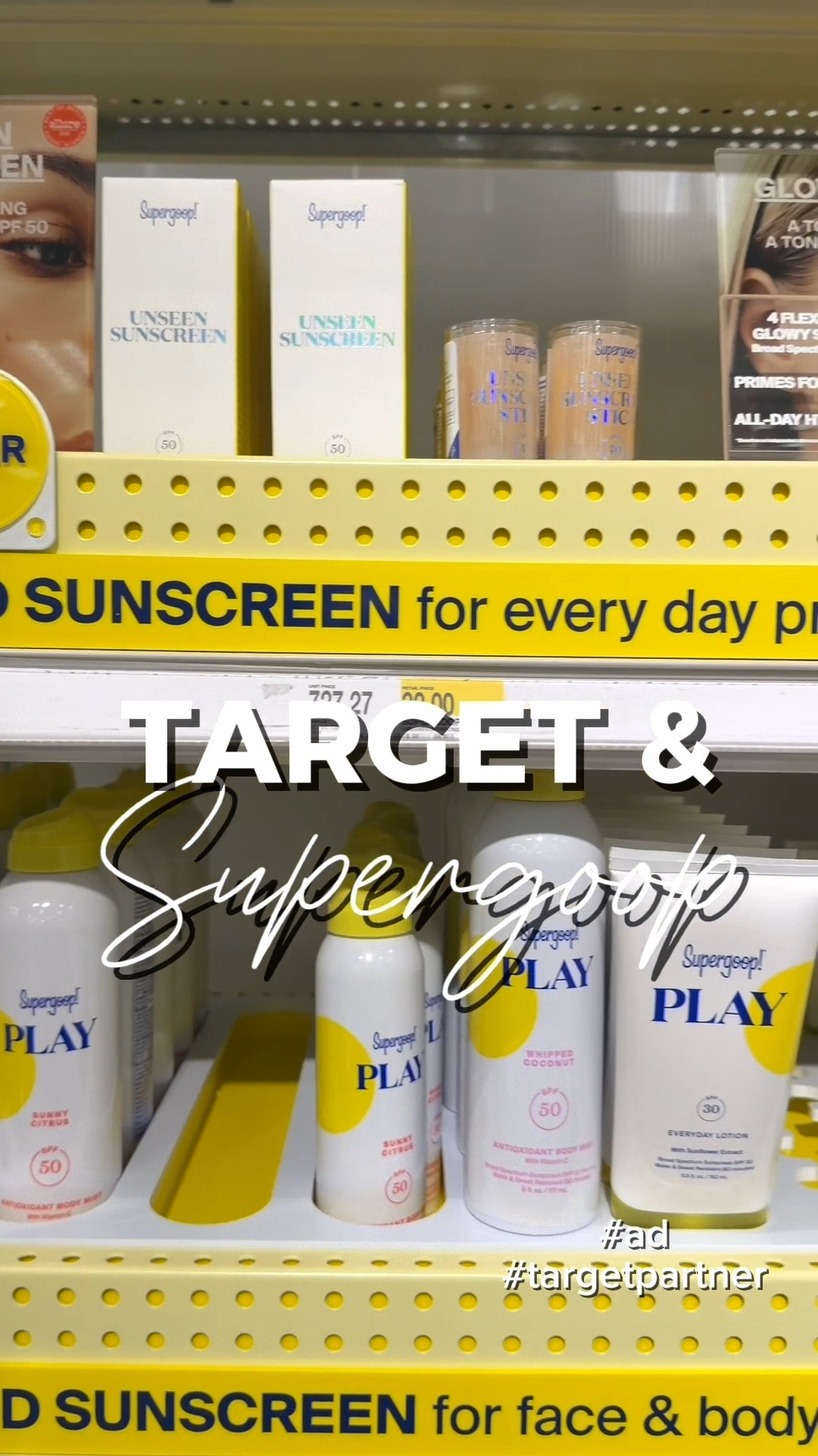 #ad I’ve partnered with @Target  and @Supergoop! To share my full face + body SPF routine for glowing, over-40 skin ✨
From Glowscreen Sunset to the Play Everyday Lotion, and the antioxidant mist, these are my daily essentials for staying radiant and protected from head to toe. Over 40=sunscreen is non-negotiable 💛
Tap to shop everything at Target and recreate this routine 🛍️

#target #targetpartner #supergoop #supergooppartner

#LTKBeauty #LTKgrwm #LTKselfcare