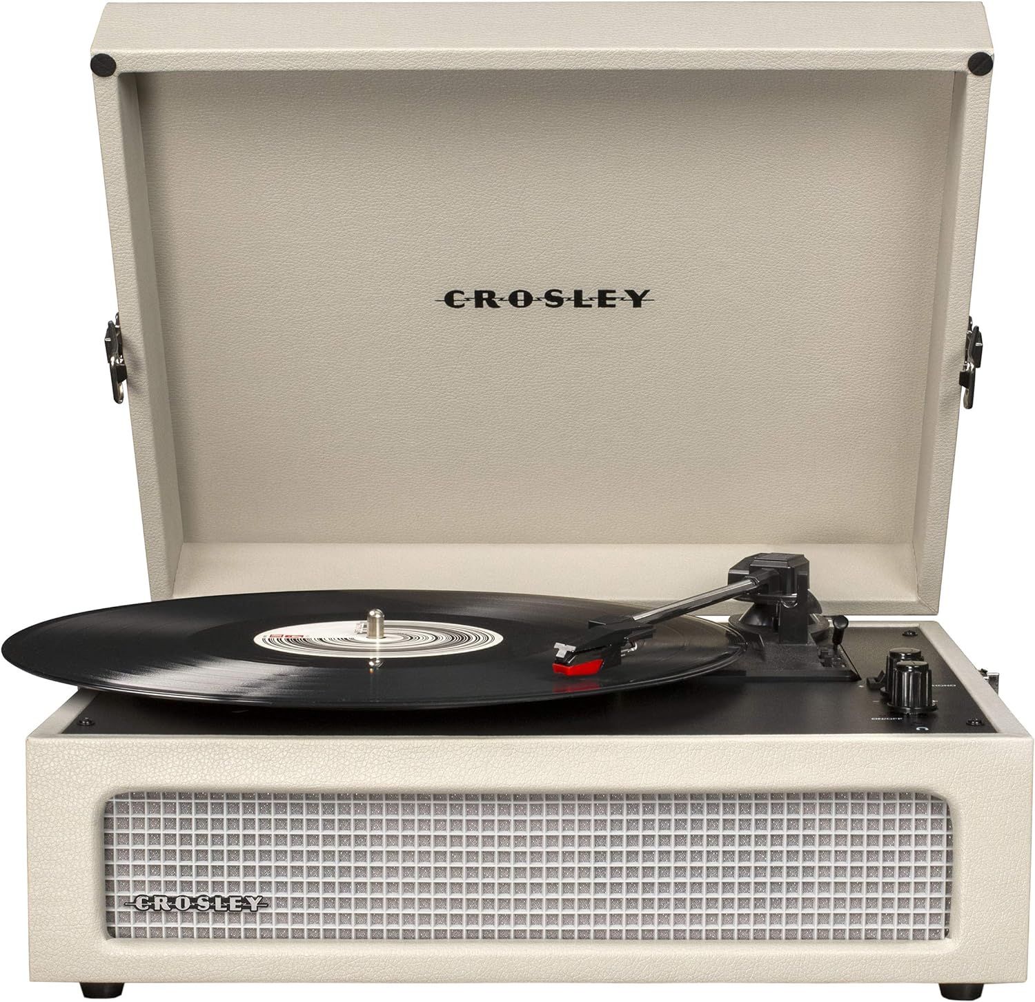 Crosley CR8017A-DU Voyager Vintage Portable Turntable with Bluetooth Receiver and Built-in Speake... | Amazon (US)
