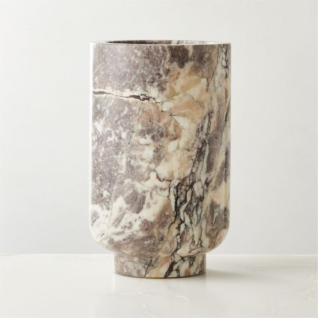 Brix Grey Levanto Marble Wine Chiller | CB2