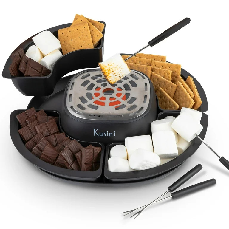 Smores Maker tabletop indoor smores kit - Family Gift Set. Date Night & Movie Night idea | Walmart (US)