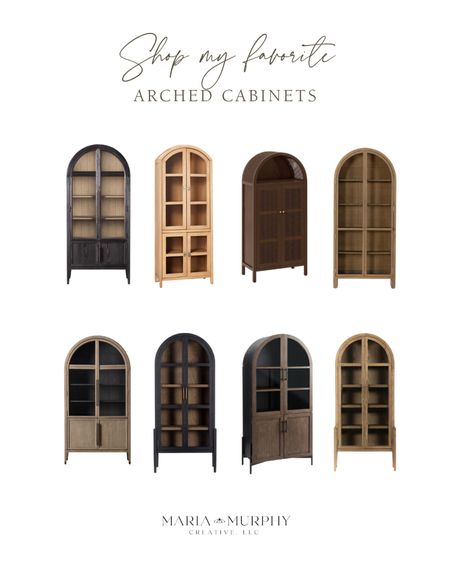 Arched cabinets add so much personality to a space! Here are a few of my favorites! 

#LTKhome #LTKfamily #LTKsalealert