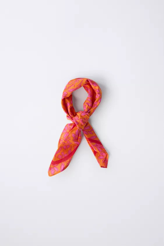 FLORAL PRINT BANDANA | Zara US
