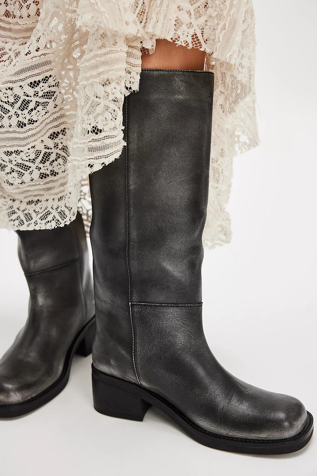 Dana Distressed Pull-On Boots | Free People (Global - UK&FR Excluded)