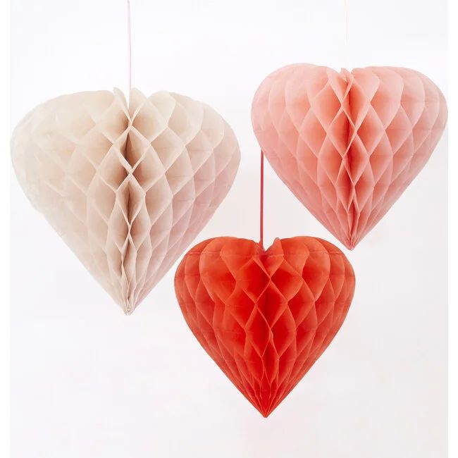 Heart Honeycomb Decorations | Maisonette