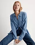 Madewell x Donni  (Re)sourced Cashmere-Merino Shirt-Jacket | Madewell