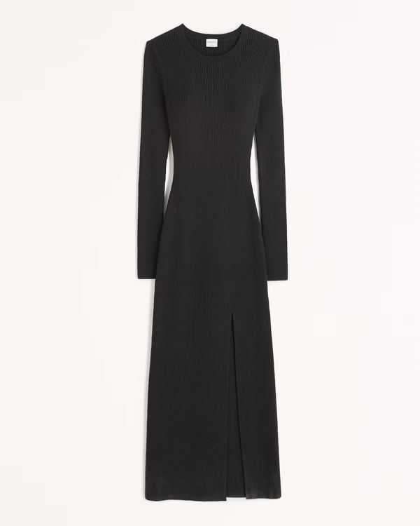Long-Sleeve LuxeLoft Maxi Sweater Dress | Abercrombie & Fitch (US)