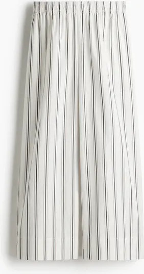 H&M Ankle-length Cotton Trousers | Nordstrom | Nordstrom