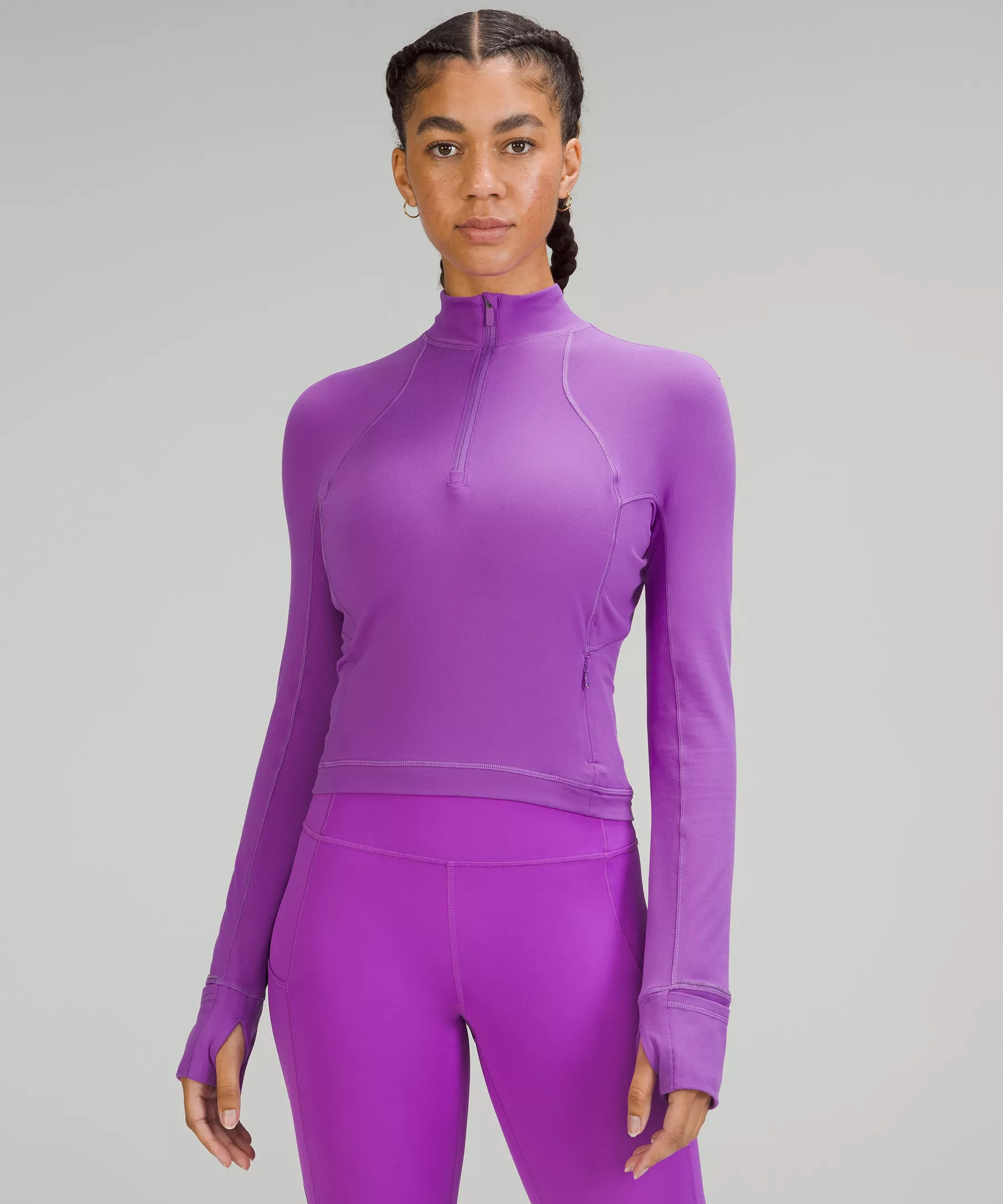 It's Rulu Run Cropped Half-Zip | Lululemon (US)