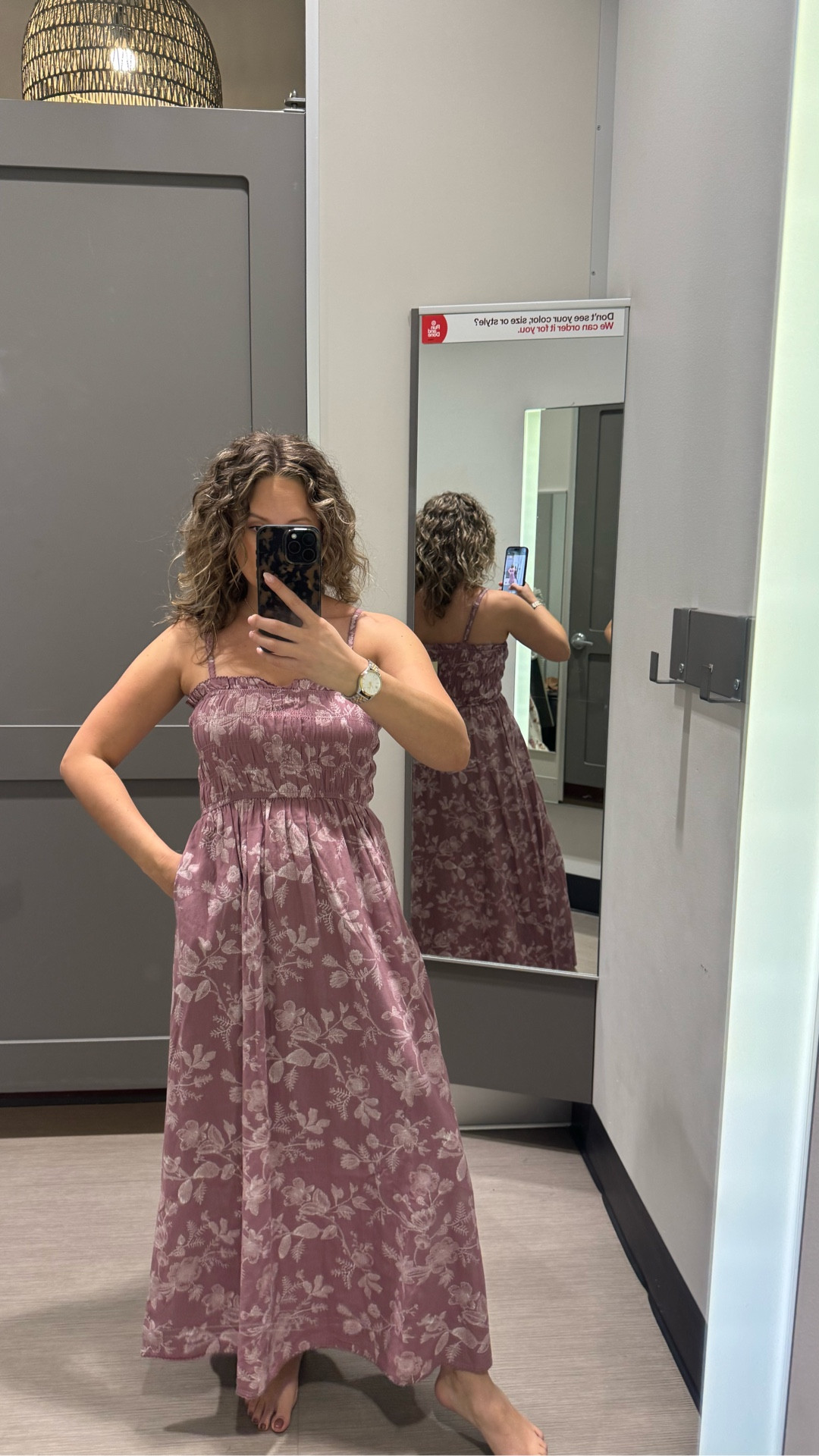 Target Mauve Maxi Dress 
