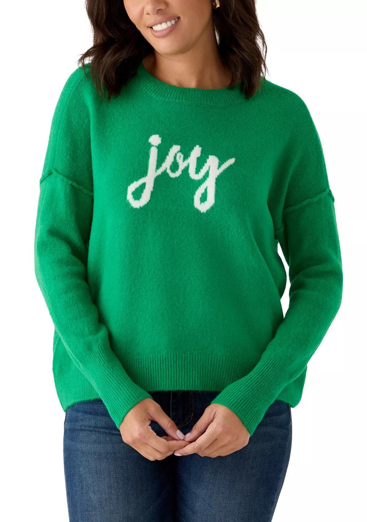 Women's Crew Neck Joy Sweater | Belk