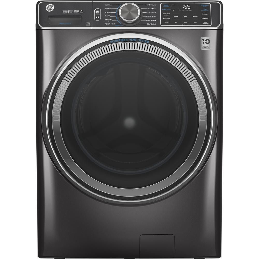 5.0 cu. ft. Diamond Gray Front Load Washing Machine with OdorBlock UltraFresh Vent System with Sa... | The Home Depot