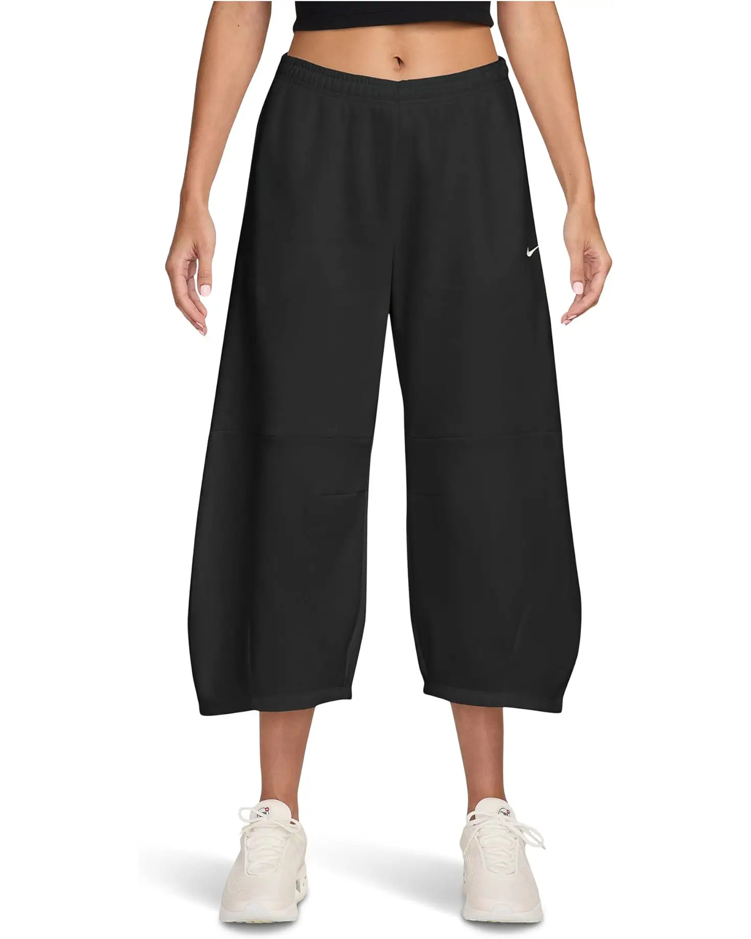 Women's Nike Sportswear Phoenix Fleece Barrel Leg Pants | Zappos.com