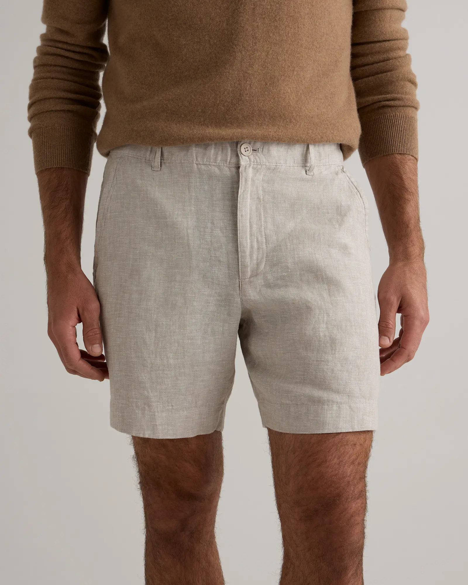 100% European Linen Trouser Shorts - 7" | Quince