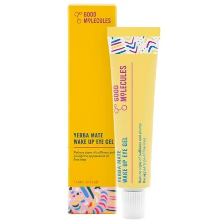 Good Molecules Yerba Mate Wake Up Eye Gel - Yerba Mate Hyaluronic Acid and Caffeine to Hydrate Minimize Puffiness and Swelling - Skincare for Face | Walmart (US)