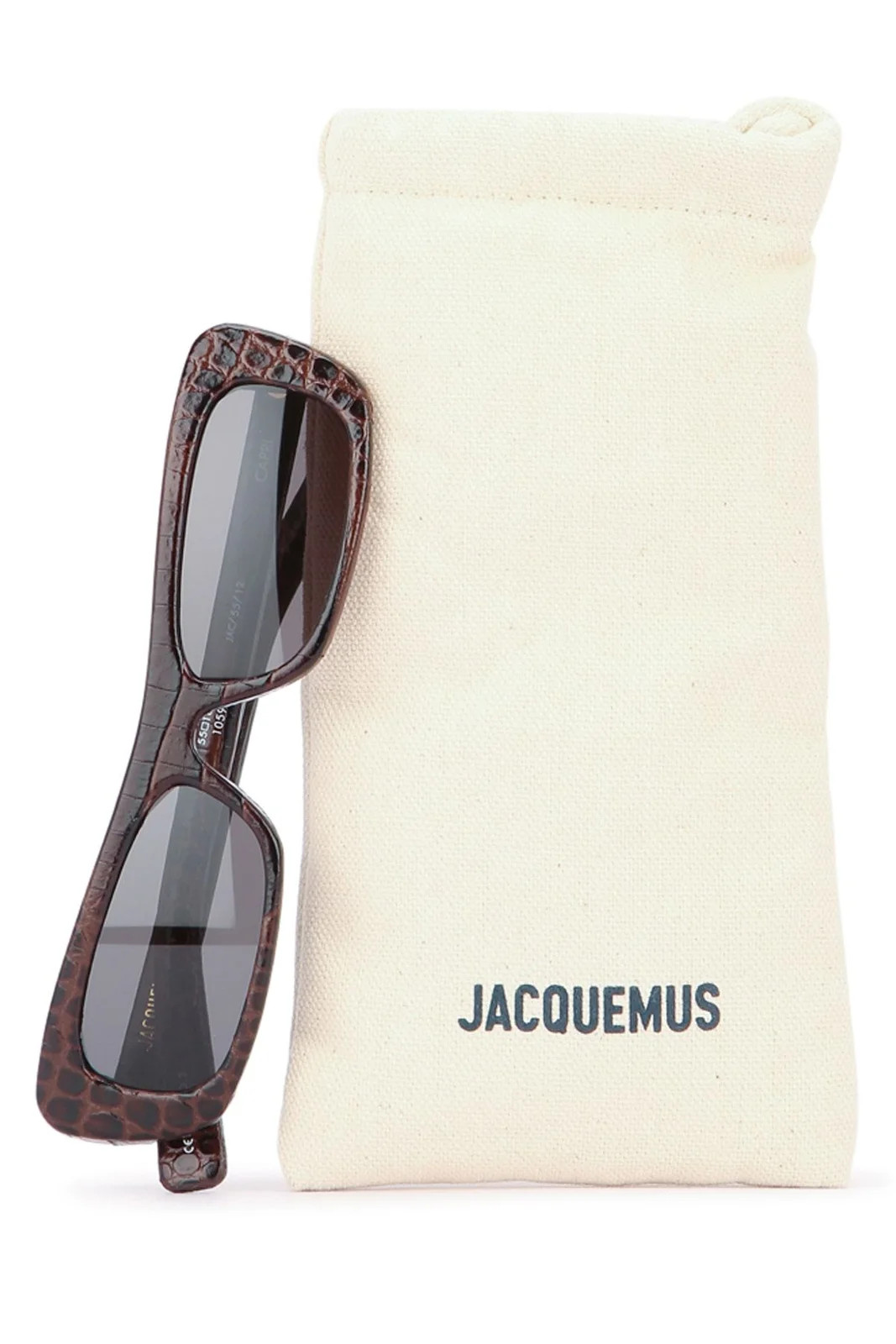 Jacquemus X Linda Farrow Capri Rectangle Frame Sunglasses | Cettire Global
