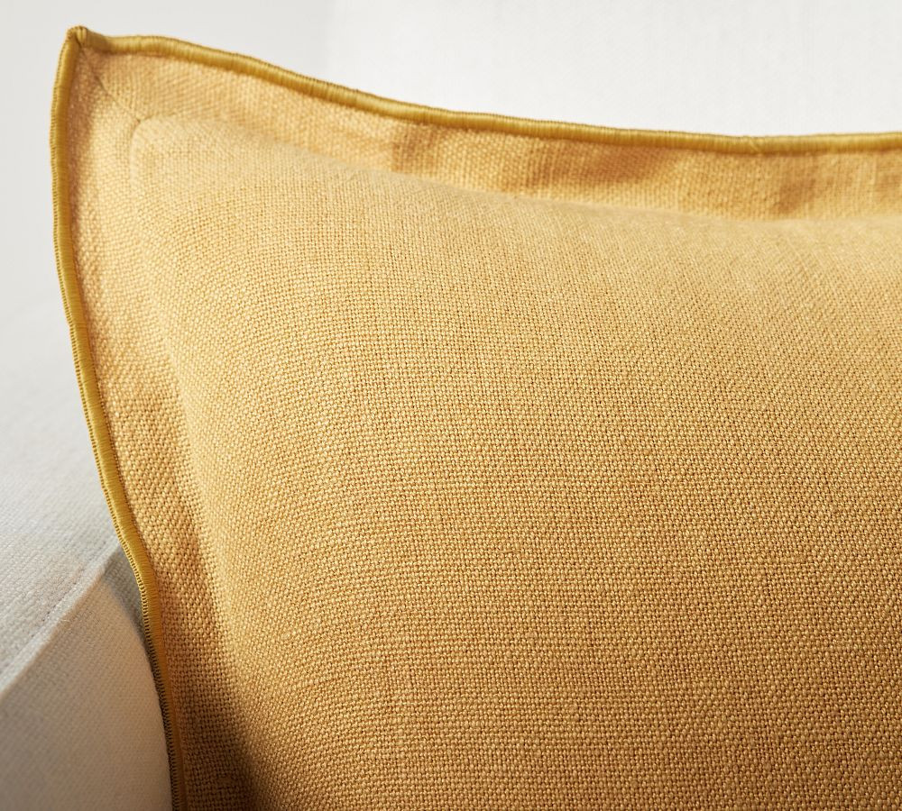 Galen Linen Lumbar Pillow | Pottery Barn (US)