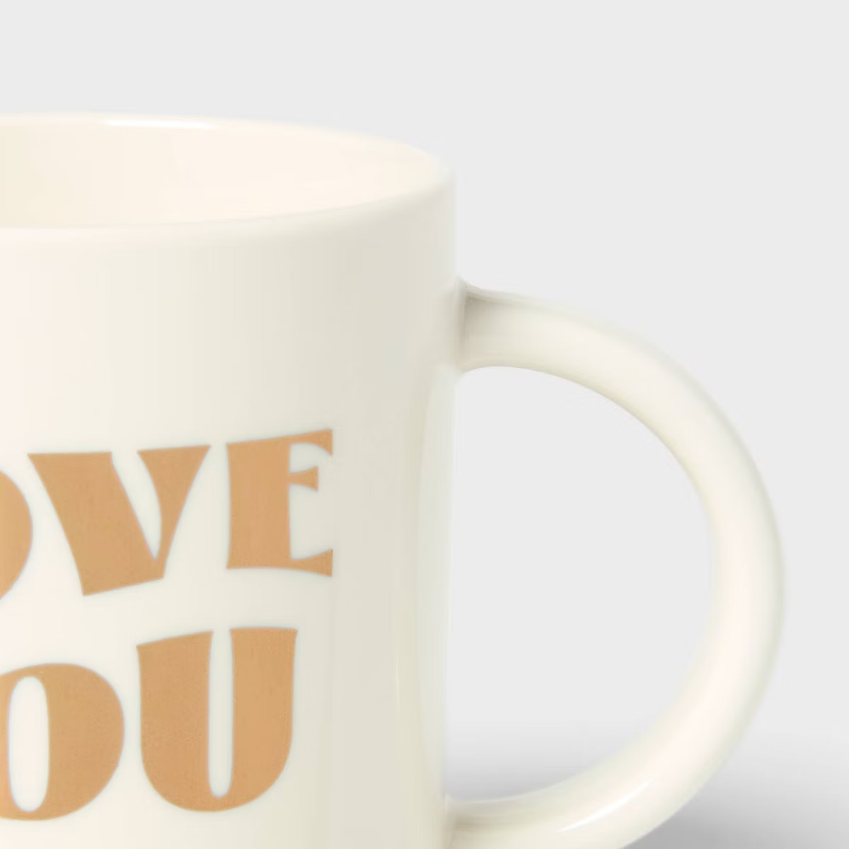 14oz Stoneware Love You Forever Stacking Mug White - Spritz™ | Target