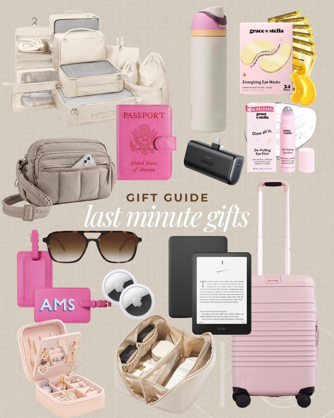 These last minute gifts are perfect for the person who loves to travel. I love the suitcase and kindle  

#LTKGiftGuide #LTKSeasonal #LTKHoliday