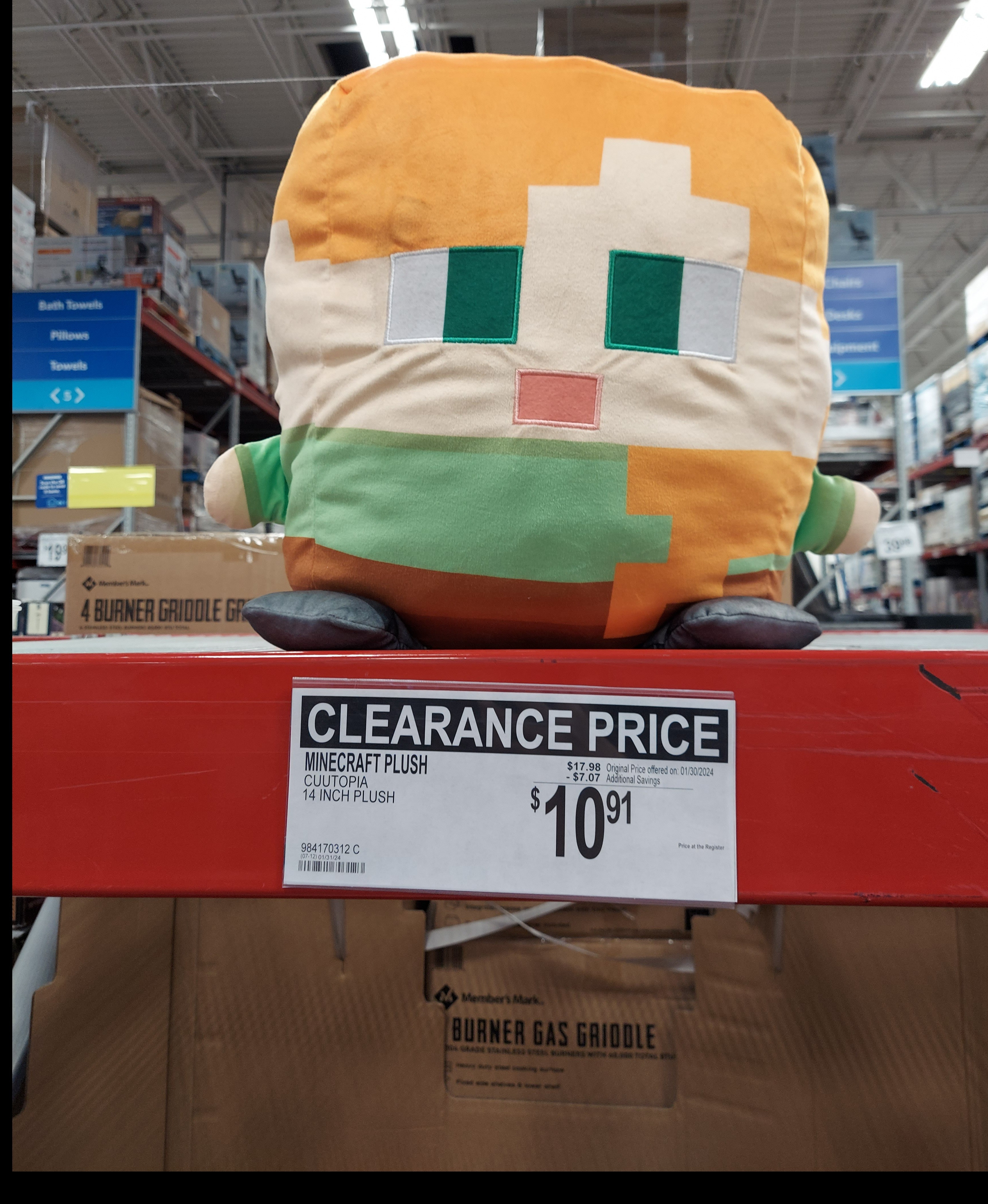 Sam's Club has Minecraft Plush on sale that would make a great gift for kids.  

#LTKkids #LTKfindsunder50