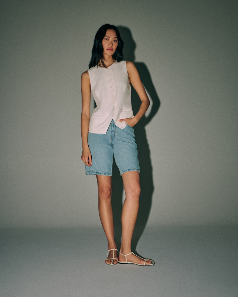 Women's Mid Rise 10" Loose Short | Women's Bottoms | Abercrombie.com | Abercrombie & Fitch (US)