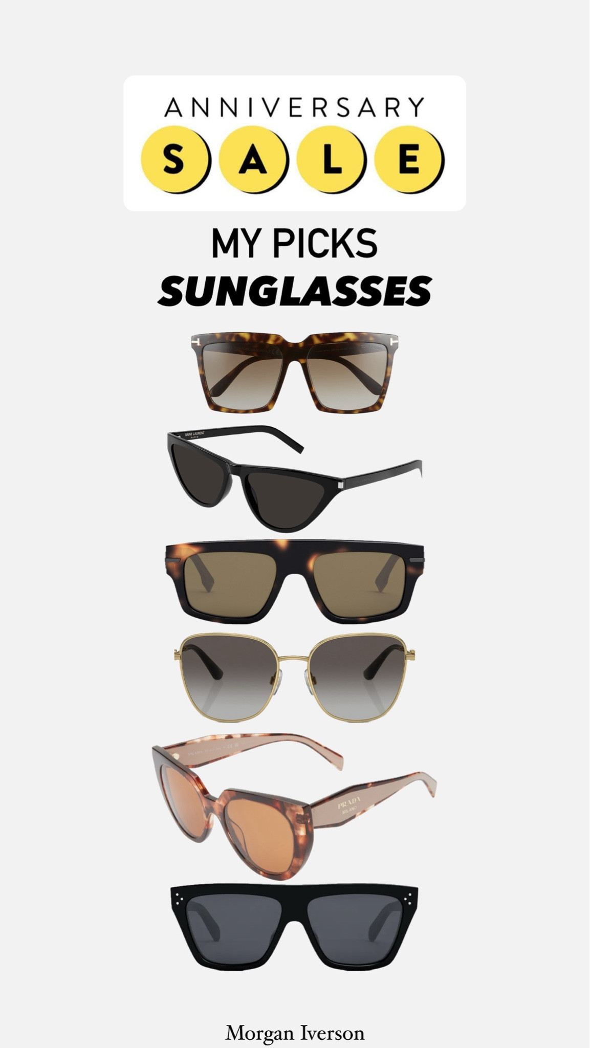 My favorite sunglasses from the sale that are still in stock! I got the Fendi ones and am obsessed! Love the tortoise color and shape 🫶🏼 #morganiverson #sunnies #sale #designer 

#LTKxNSale #LTKSaleAlert