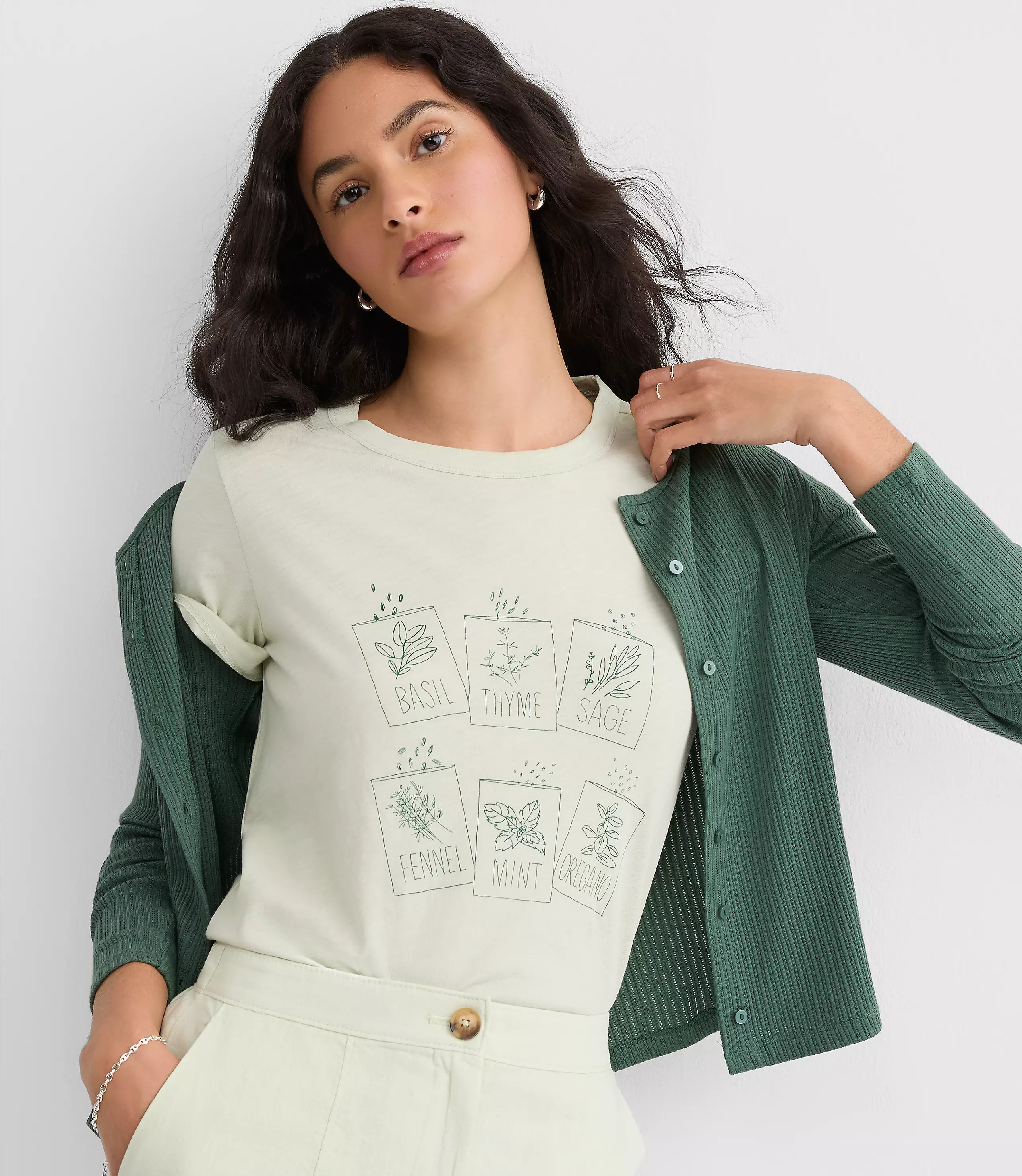 Herb Garden Everyday Crew Tee | LOFT